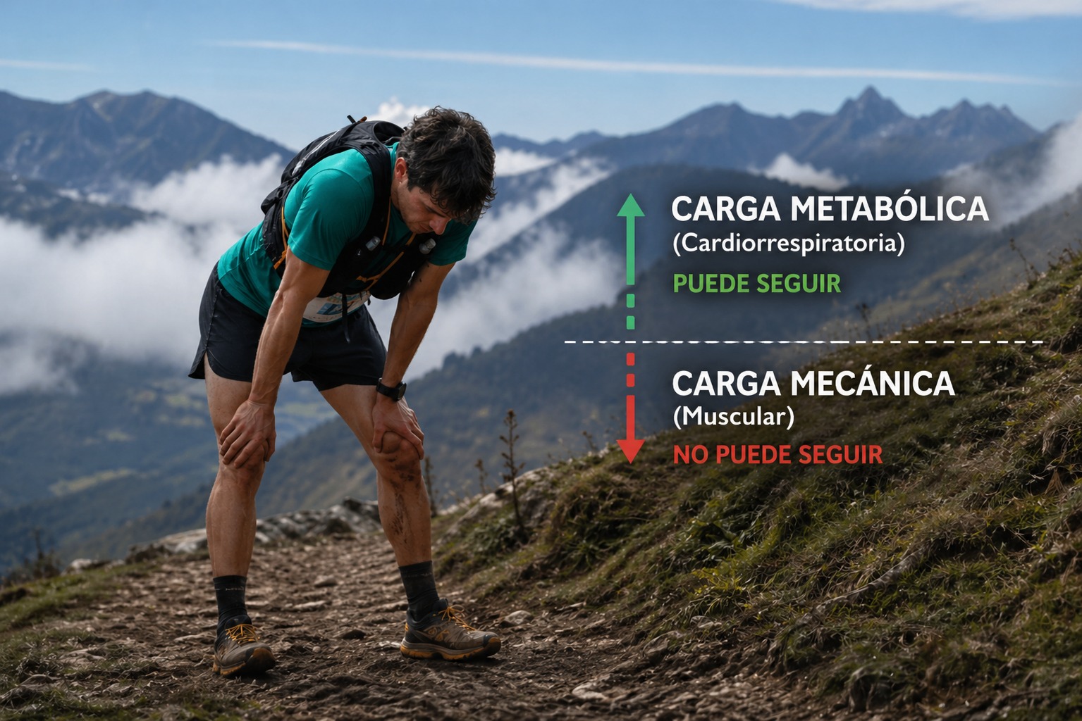 Carga metabólica vs Carga mecánica en Trail running